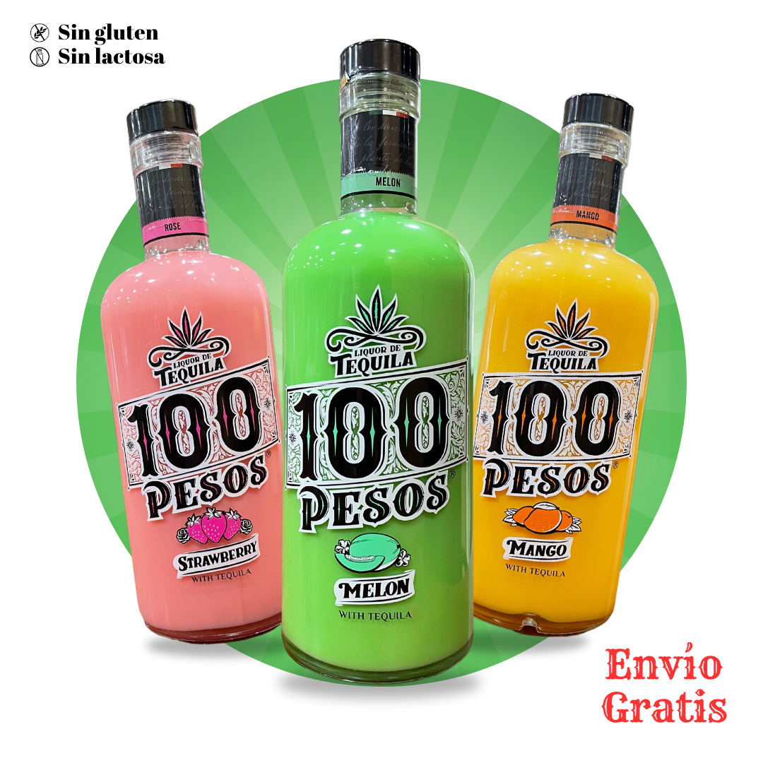 3 Cremas de Tequila 100 Pesos