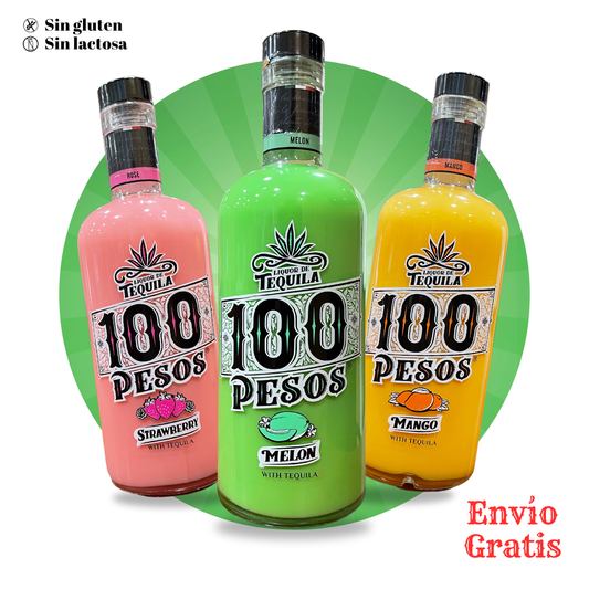 3 Cremas de Tequila 100 Pesos